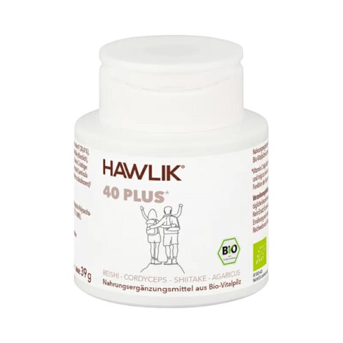 Hawlik 40 Plus organska mje&amp;scaron;avina ljekovitih gljiva - 90 kaps. Slike