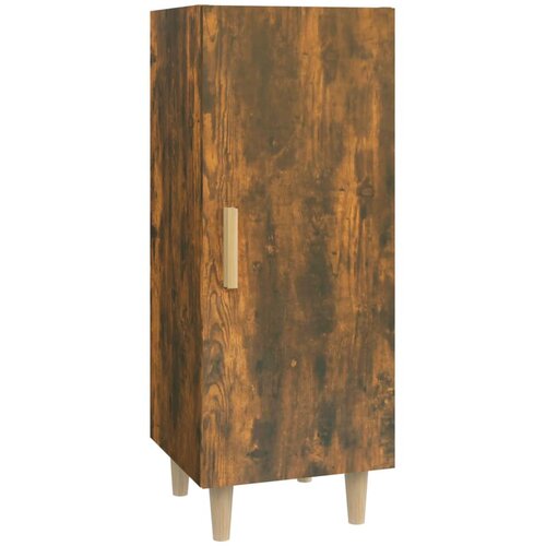  Komoda boja dimljenog hrasta 34,5x34x90 cm konstruirano drvo Slike