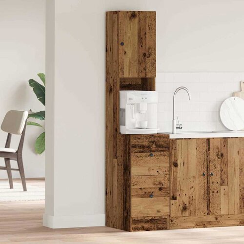 vidaXL Kuhinjska omara s predalom s polico s shranjevanjem z vrati Star les Konstruiran les Cene