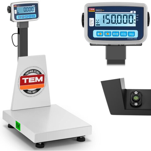 TEM Industrijska platformna tehtnica RS232 vmesnik 150 kg / 50 g LCD M LEGALIZACIJA, (21505546) Cene