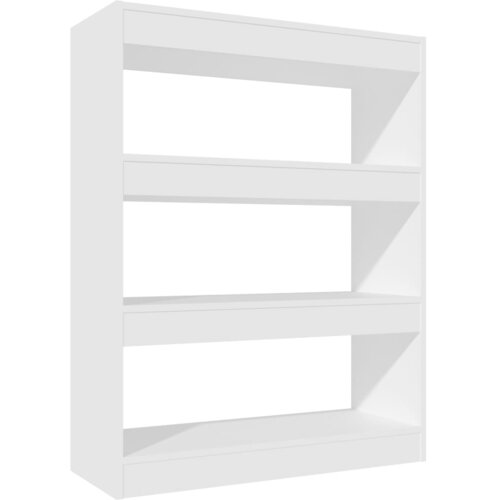 Maison Chic Knjižna omara - Knjižni regal bela 80x30x103 cm konstruiran les, (21725048) Slike