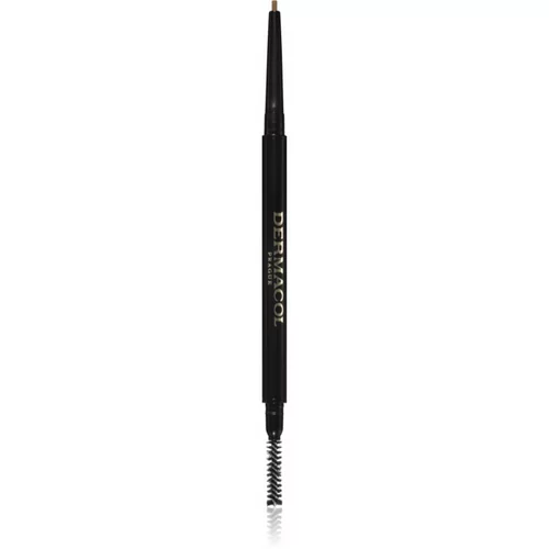 Dermacol Eyebrow Micro Styler samodejni svinčnik za obrvi s krtačko odtenek No.01 0,1 g