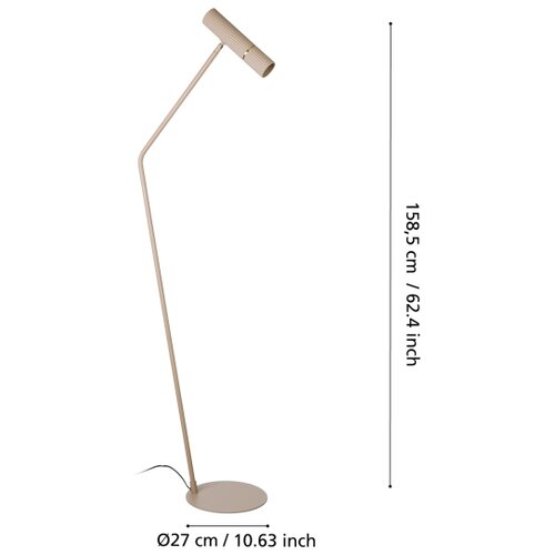 Eglo 901155 - LED stojeća lampa CAMINIA 1xGU10/5W/230V 3000K bež Slike