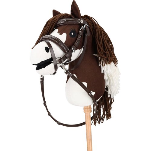  Uzda z luksuznimi &scaron;ivi Hobby horse, temno rjava - 1 k. Cene