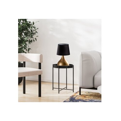 Opviq Stona lampa Gota-15474, Zlatno-crna Slike