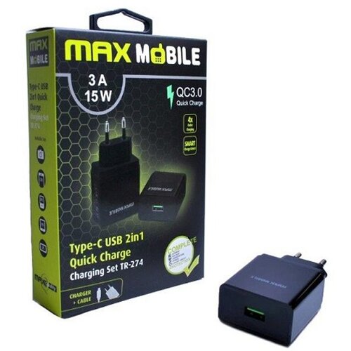 Max Mobile punjač za mobilni telefon USB-C PUNJAC SET Slike