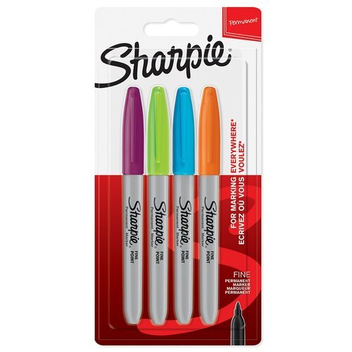 Sharpie permanentni marker fine 1/4 neon Cene