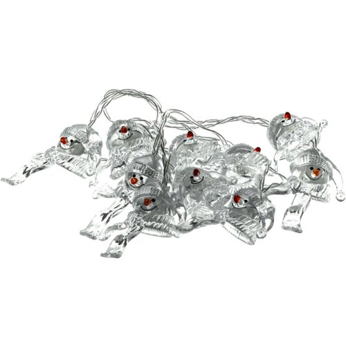 Retlux LED lanac 10xLED/2xAA/topla bela 1,65m snegovići Slike