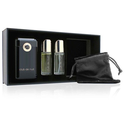 Armaf Mu&scaron;ki parfemski set Club de Nuit Intense za mu&scaron;karce putni EDP, 2 x 12 ml + kesica + putni set Cene