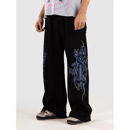 Affliction Toxic Wrath Wide Leg Trenirka black Cene