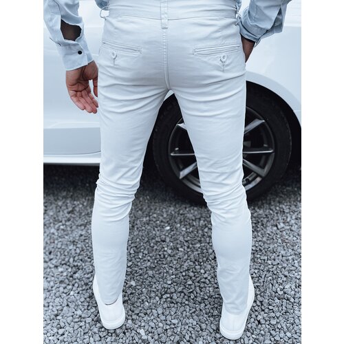 DStreet Men's Light Grey Trousers Cene