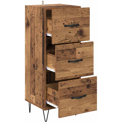  Kreveta Staro drvo 34 x 34.5 x 90 cm Konstruirano drvo Slike