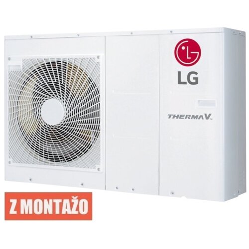 LG toplotna črpalka zrak/voda z montažo z bojlerjem therma v monoblok s HM051MR.U44 - 5,5 kw Slike