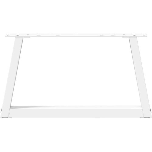  Noge blagovaonskog stola V-oblika 2 kom bijele 60x(30-31 3) cm Slike