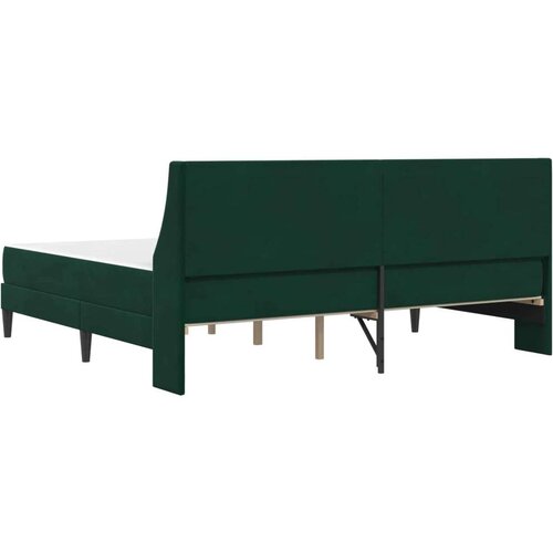  Okvir kreveta s madracem Zidne 2 pcs Tamnozelena Bar&amp;scaron;un - Tamnozelena 200 x 200 cm Slike