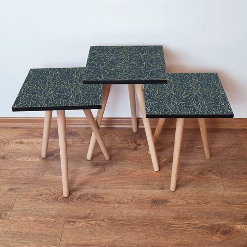 Hanah home Set 3 stočića 3Shp236 Grey Cene