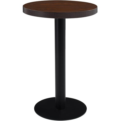 Bistro stol tamnosmeđi 50 cm MDF Slike