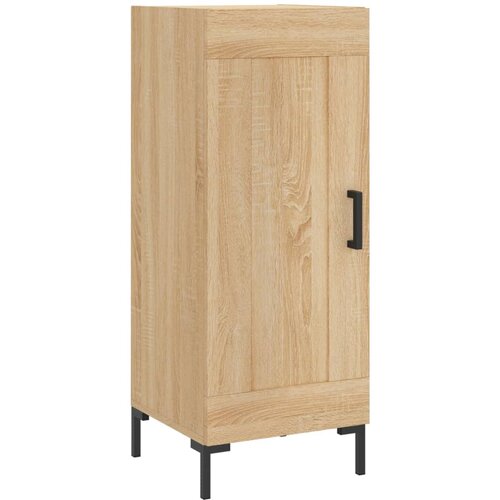  Visoka komoda hrasta sonome 34,5x34x180cm od konstruiranog drva Slike