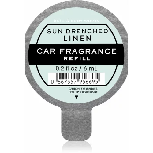 Bath & Body Works Sundrenched Linen miris za auto zamjensko punjenje 6 ml