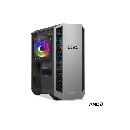 Lenovo LOQ Tower: AMD Ryzen 7 8745HX, 32 GB RAM, 1 TB prostora za shranjevanje, grafična kartica AMD Radeon RX 9060 XT, operacijski sistem DOS, barva luna grey, 2-letna garancija. Cene