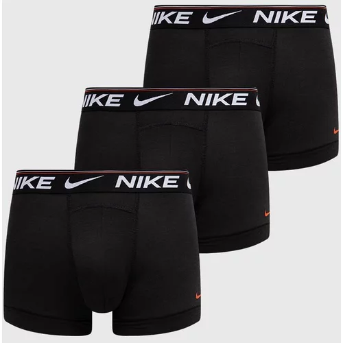 Nike Boksarice 3-pack moški, črna barva