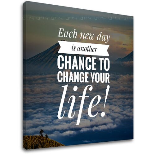  Motivacijska slika na platnu About life_006 (moderne slike z) Slike