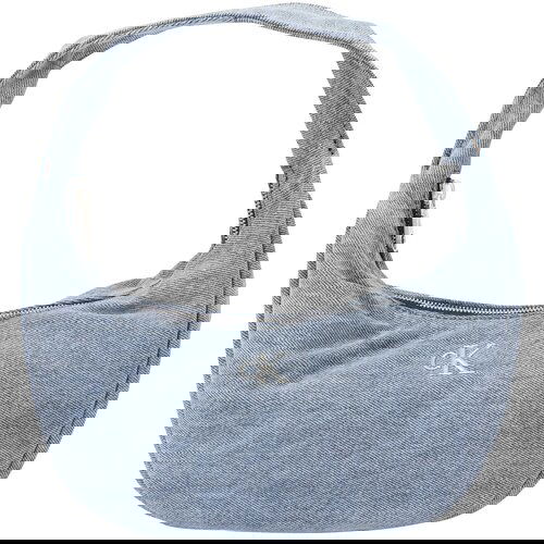 Calvin Klein Ročna torba Denim Soft Crescent Sm LV04F3207G Modra Cene