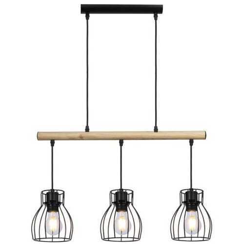 Candellux luster/visilica-bernita viseća lampa 3X60W E27 crna Cene