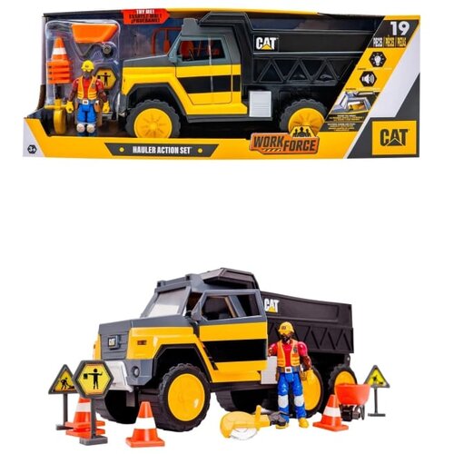Cat WorkForce Hauler, svetlosni i zvučni efekti, Crni Slike