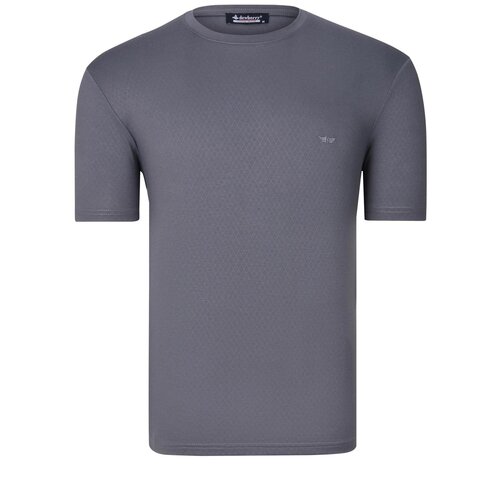 Dewberry T0737 MENS T-SHIRT-PLAIN SMOKED Slike