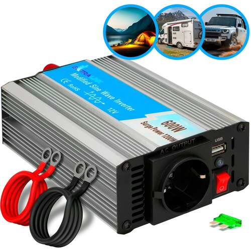 Shumee extralink OPIM-600W | pretvornik napetosti | 12V avto, 600W modificiran sinusni val, (21327596) Slike