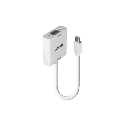 Lindy 38317 Mini-DisplayPort / VGA pretvarač [1x mini DisplayPort - 1x VGA] bijela 0.16 m Slike