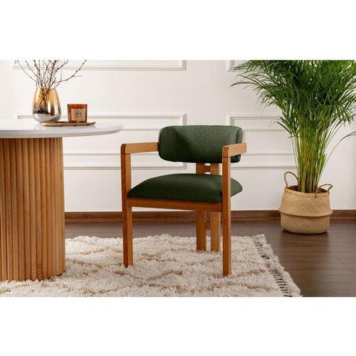 Hanah home stolica mistral - oak, dark green dark greenoak chair Cene