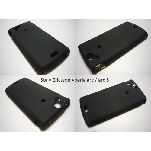  Gumijasti / gel etui Matte za Sony Ericsson Xperia arc / Xperia arc S - črni Slike