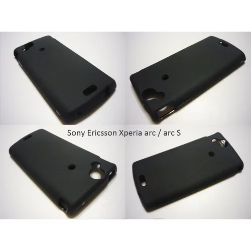  Gumijasti / gel etui Matte za Sony Ericsson Xperia arc / Xperia arc S - črni