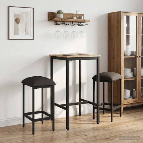  stolica 2 kom. Tamnosiva 40 x 32 x 64 cm Slike