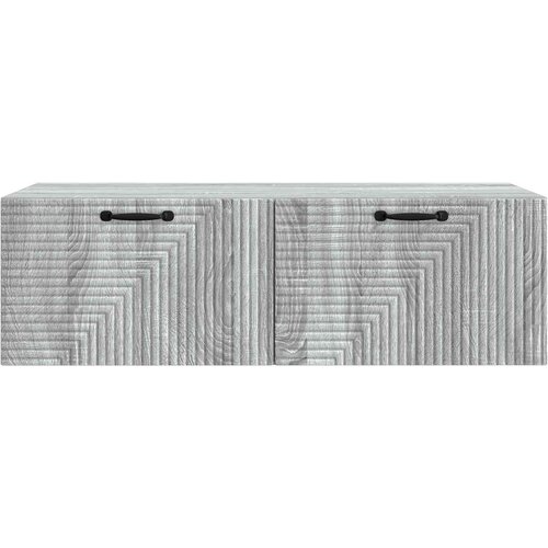  ormar za zid 98 x 41 x 30 cm Siva sonoma Konstruirano drvo Slike