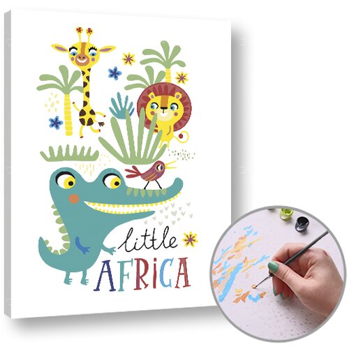  Slikanje po brojevima LITTLE AFRICA - Level Starter 40x50 cm | bez okvira Cene