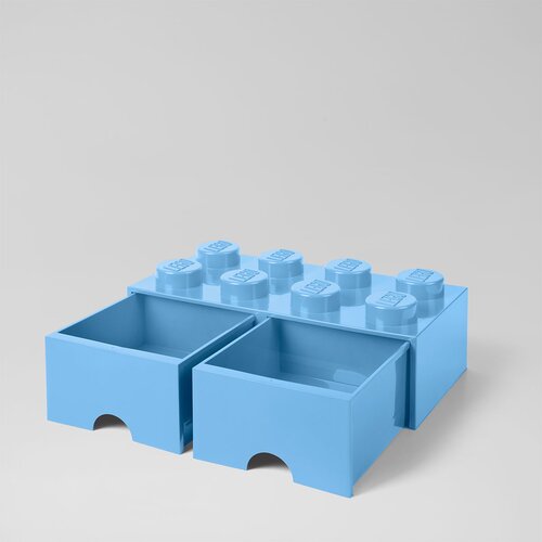 Lego Svetlo modra &amp;scaron;katla za shranjevanje z dvema predaloma LEGO&amp;reg; Slike