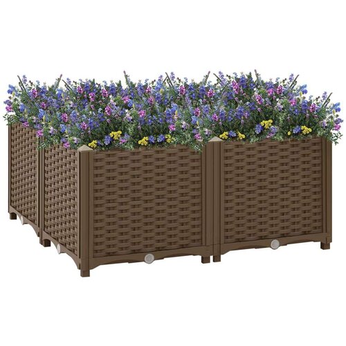  Povišena gredica 80 x 80 x 38 cm od polipropilena Cijene