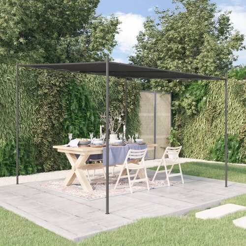 VidaXL Paviljon antracit 3x3 m 180 g/m&amp;sup2; blago in jeklo Slike
