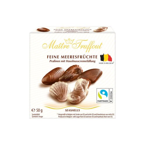 MAITRE TRUFFOUT Mini praline belgijske Školjke 50g Cijene