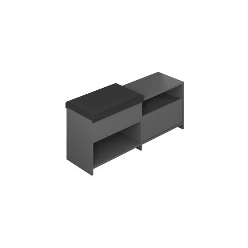 Hanah home Stalak za cipele Filux, 120,3x51x40,5 cm, Antracit Slike