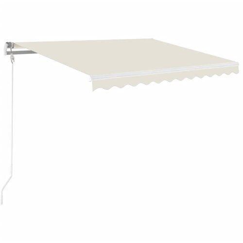 vidaXL Ročno zložljiva tenda 350x250 cm krem, (20728579) Cene