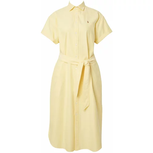 Polo Ralph Lauren Košulja haljina plava / smeđa / žuta