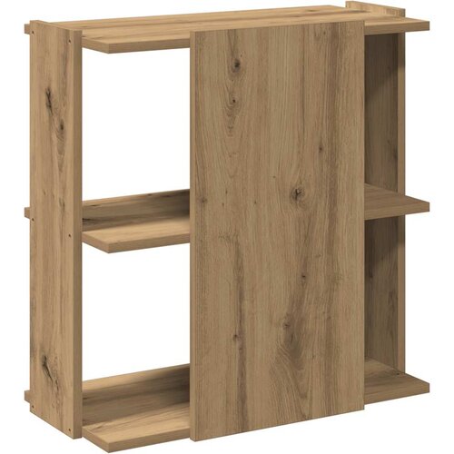  Regal za knjige s 3 razina boja hrasta 60x30x60 cm drveni Slike