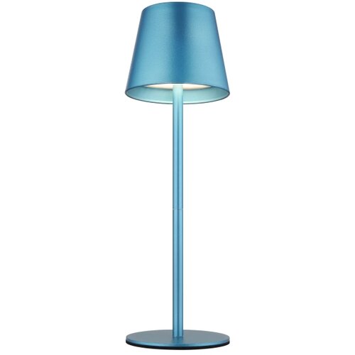 Globo 58488BL-LED VANNIE stona lampa, prigu&amp;scaron;iva, dodirna, punjiva, za spoljnu upotrebu, 3W/5V IP54 1800mAh, plava Slike