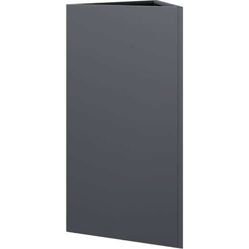  Vrtna sadilica antracit trokutasta 40 x 34,5 x 75 cm čelična Slike