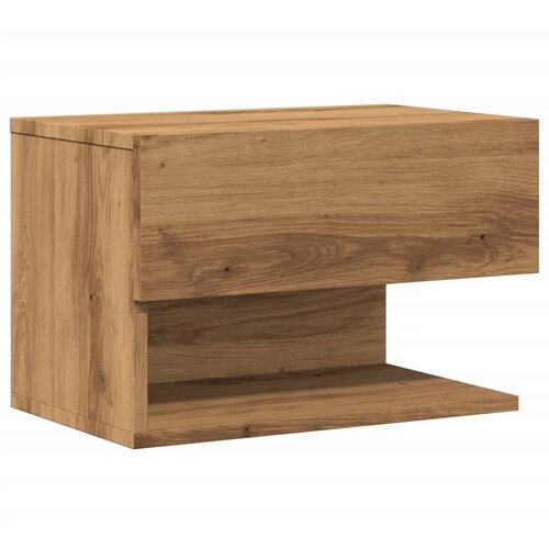 Maison Chic Stenska Nočna omarica - Nočna miza artisan hrast, (21688806) Cene