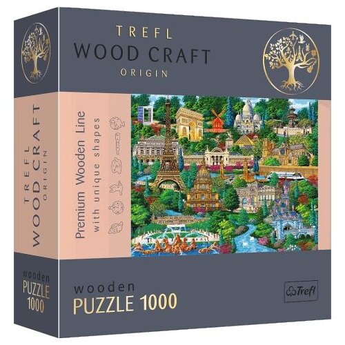 Trefl 20150 puzzle Konturna uganka 1000 kosov Pejzažno Slike
